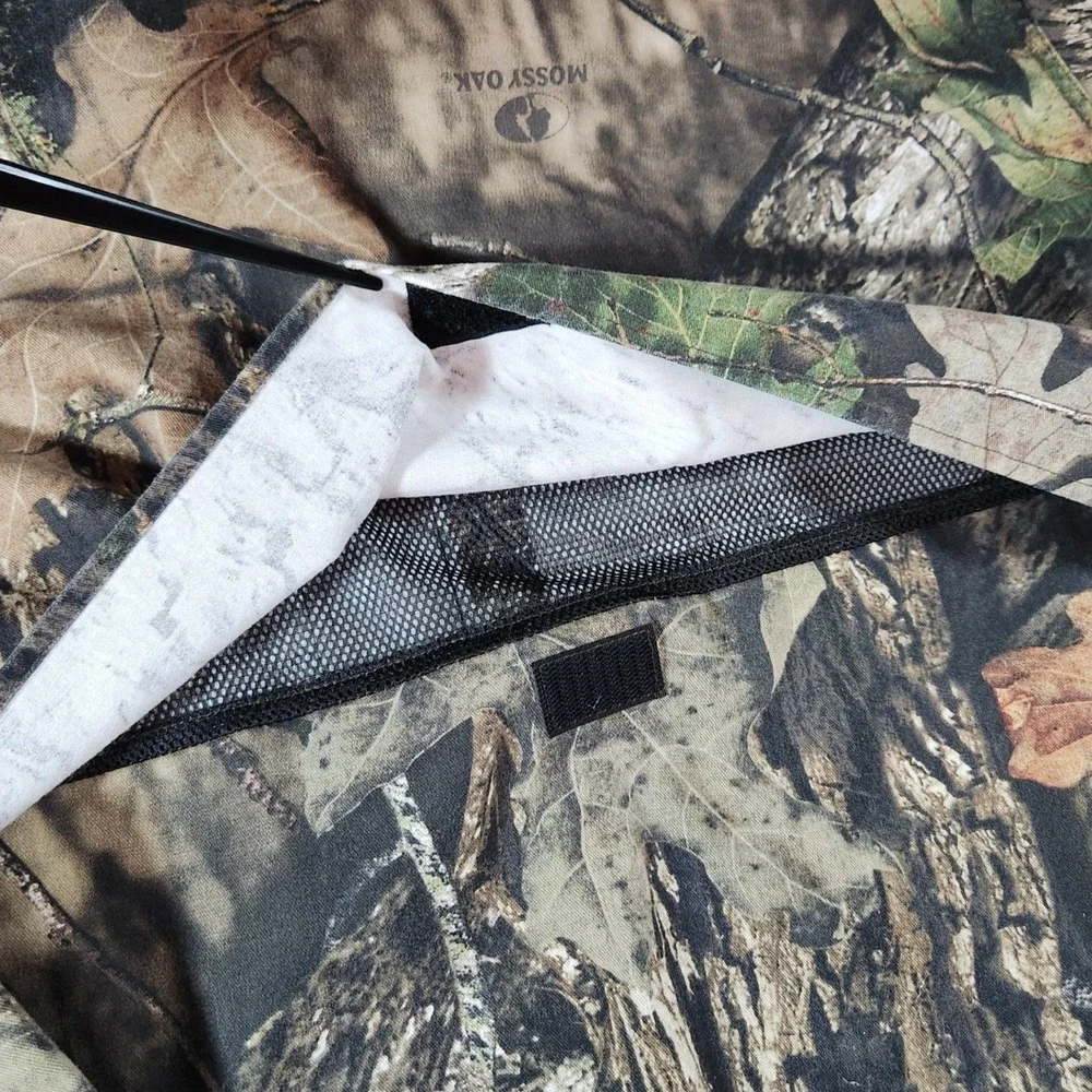 Men's Walls Mossy Oak Long Sleeve Vented Hunting Shirt Jacket Size Large